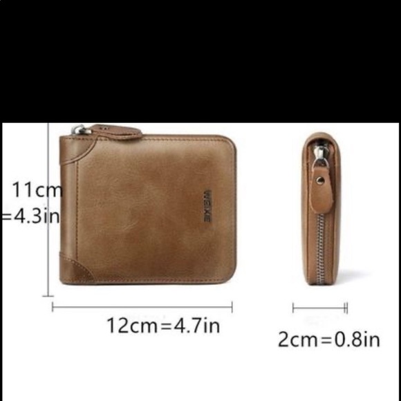 Men’s NEW Black Cowhide Wallet - Picture 12 of 16